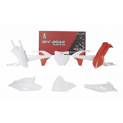 Kit plastiques R-tech 6 p KTM SX orange/Blanc - Orange / Blanc