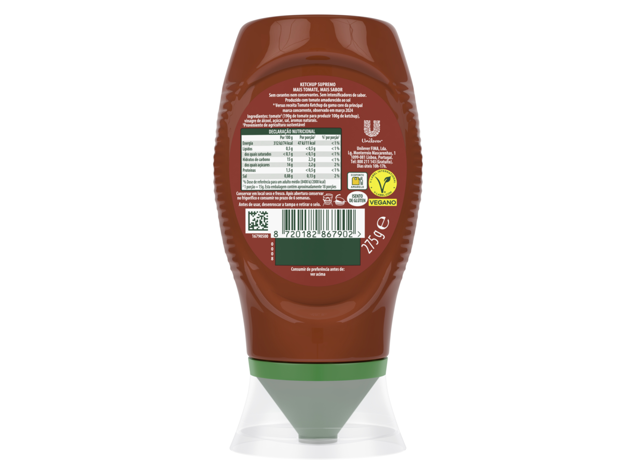 KETCHUP CALVÉ SUPREME 275G