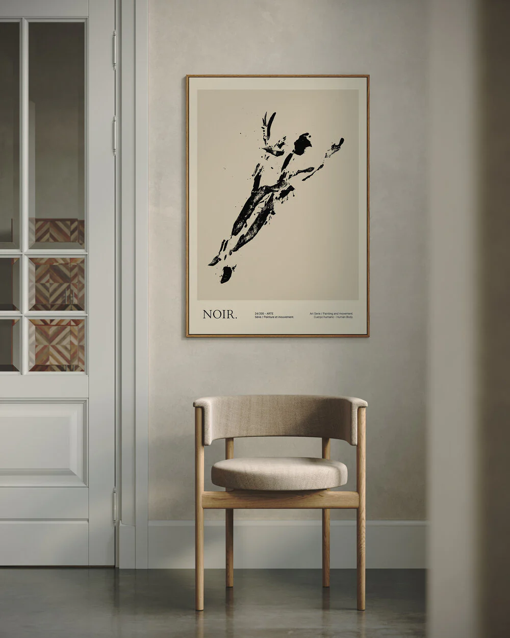 Poster & Frame  Noir plakat, beige - 50x70 cm