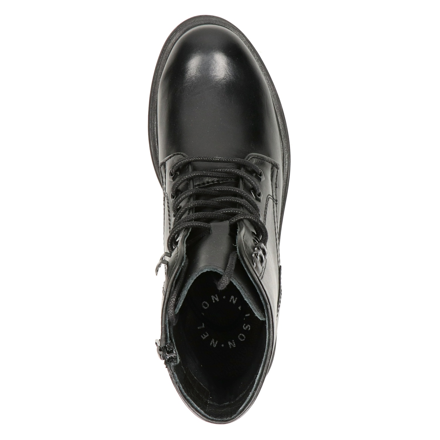 dames veterboot Nelson Zwart