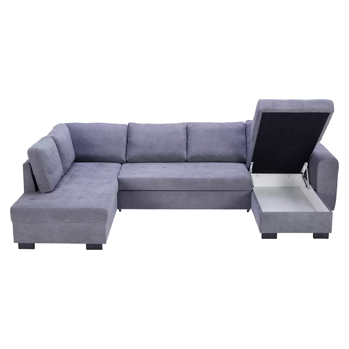 Wohnlandschaft Malte 139 x 274 Grau