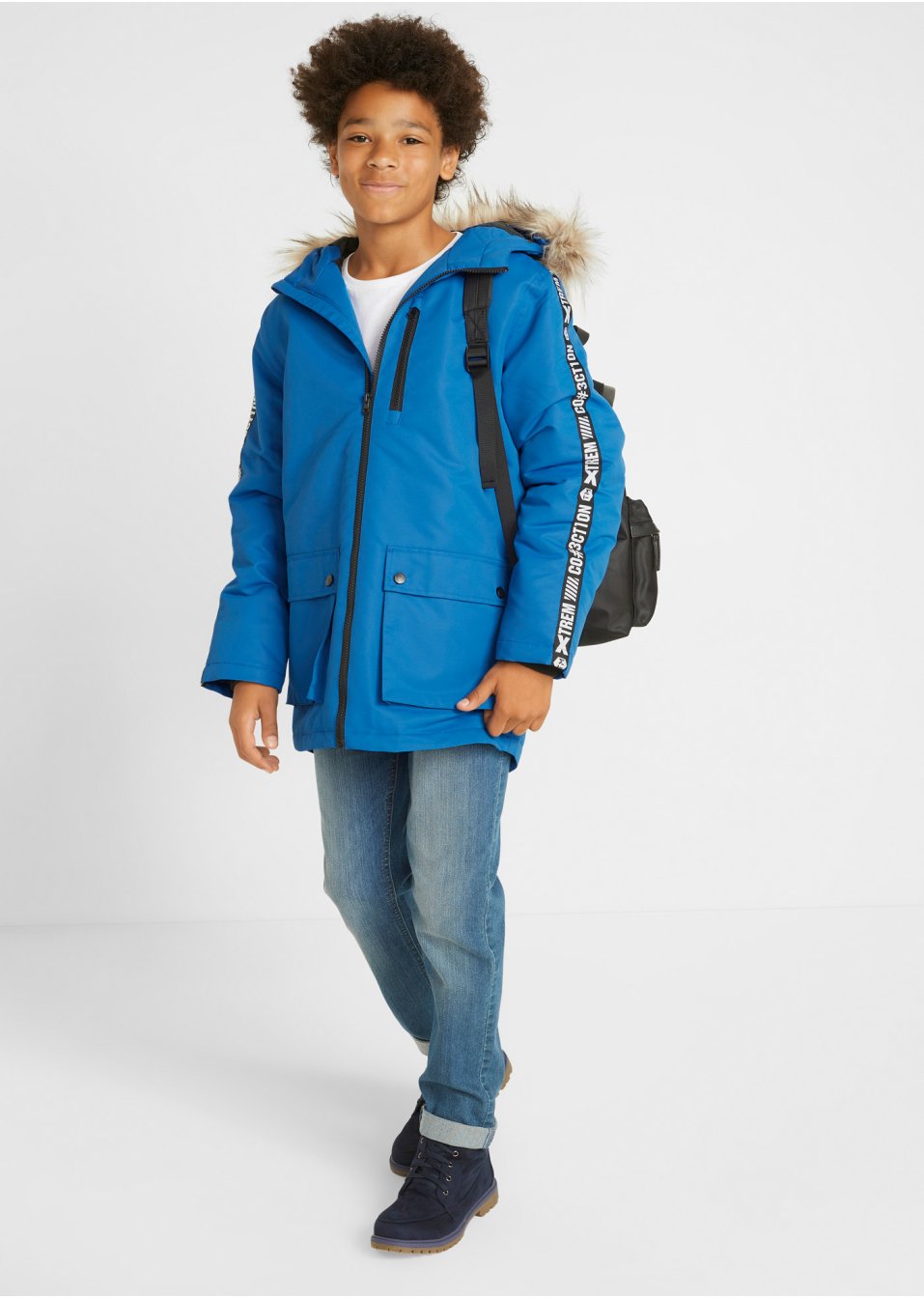 Veste d'hiver garçon à capuche
