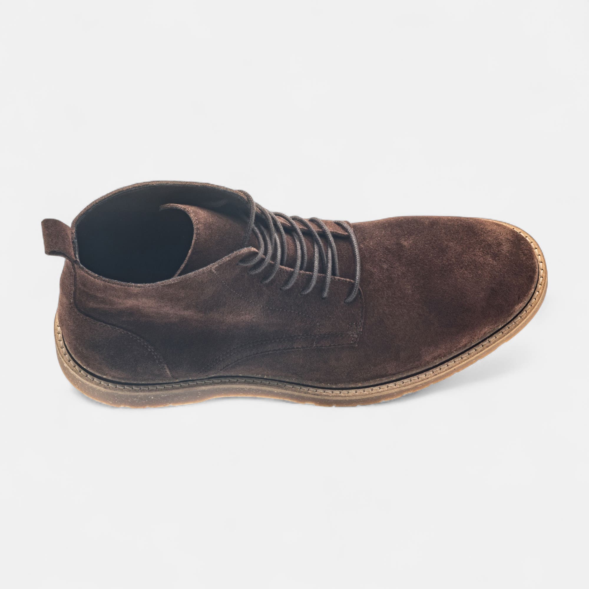 Bottines Homme en cuir marron