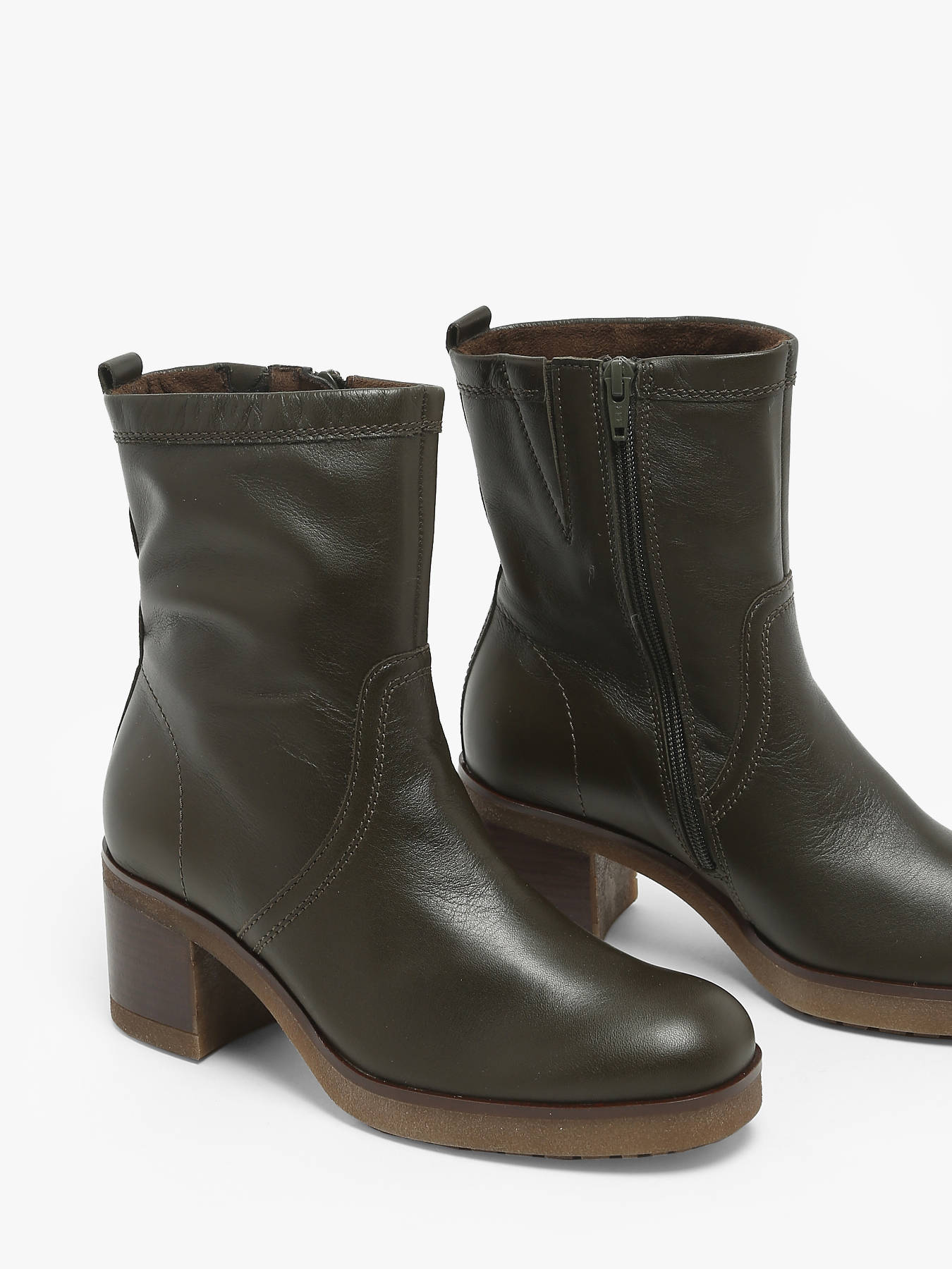 Bottines  talon en cuir GABOR