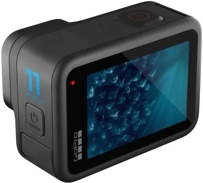 GoPro® | HERO11 Black - Action-kamera - 27 MP - 5.3K / 60 fps - 27 MP - trådløst netværk - undervands op til 10 m - sort