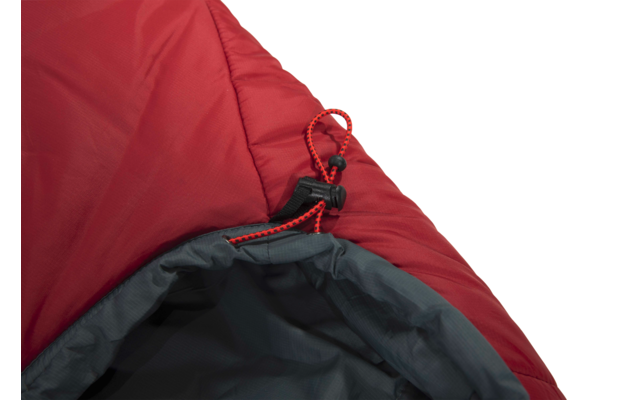 High Peak Hyperion 1 M Mumienschlafsack 210 x 80 cm dunkelrot/grau