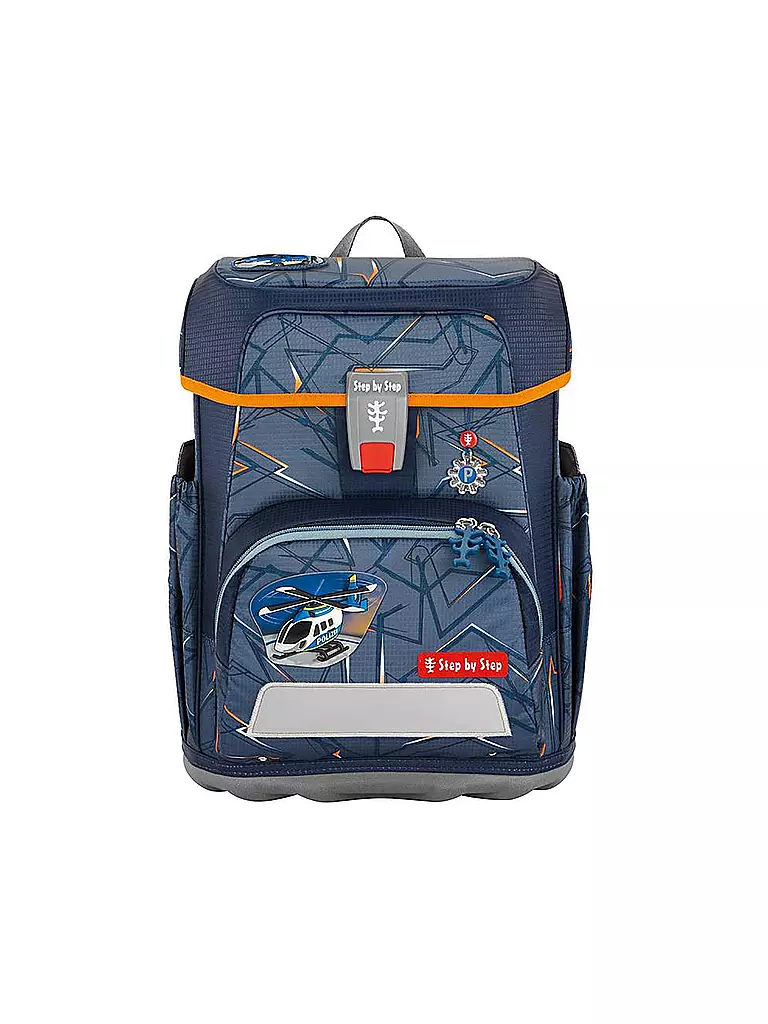 STEP BY STEP Schultaschen Set 5tlg CLOUD Helicopter Sam  grau