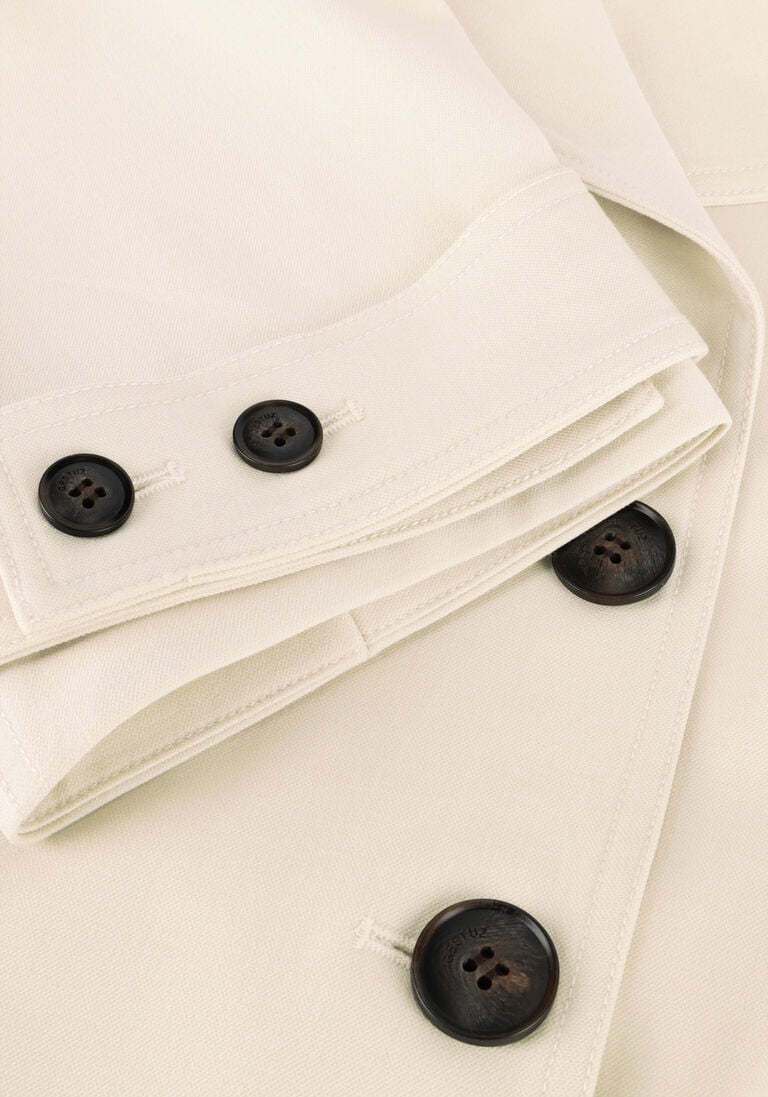 beige gestuz trenchcoats gzedina short jacket