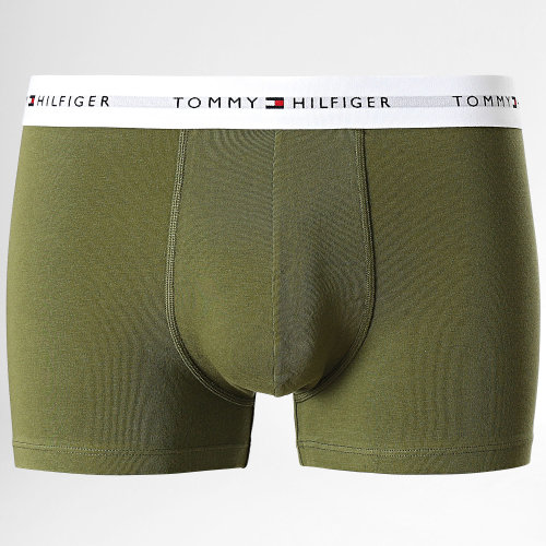 Lot De 3 Boxers Signature Cotton Essentials 2761 Noir Bleu Marine Vert Kaki