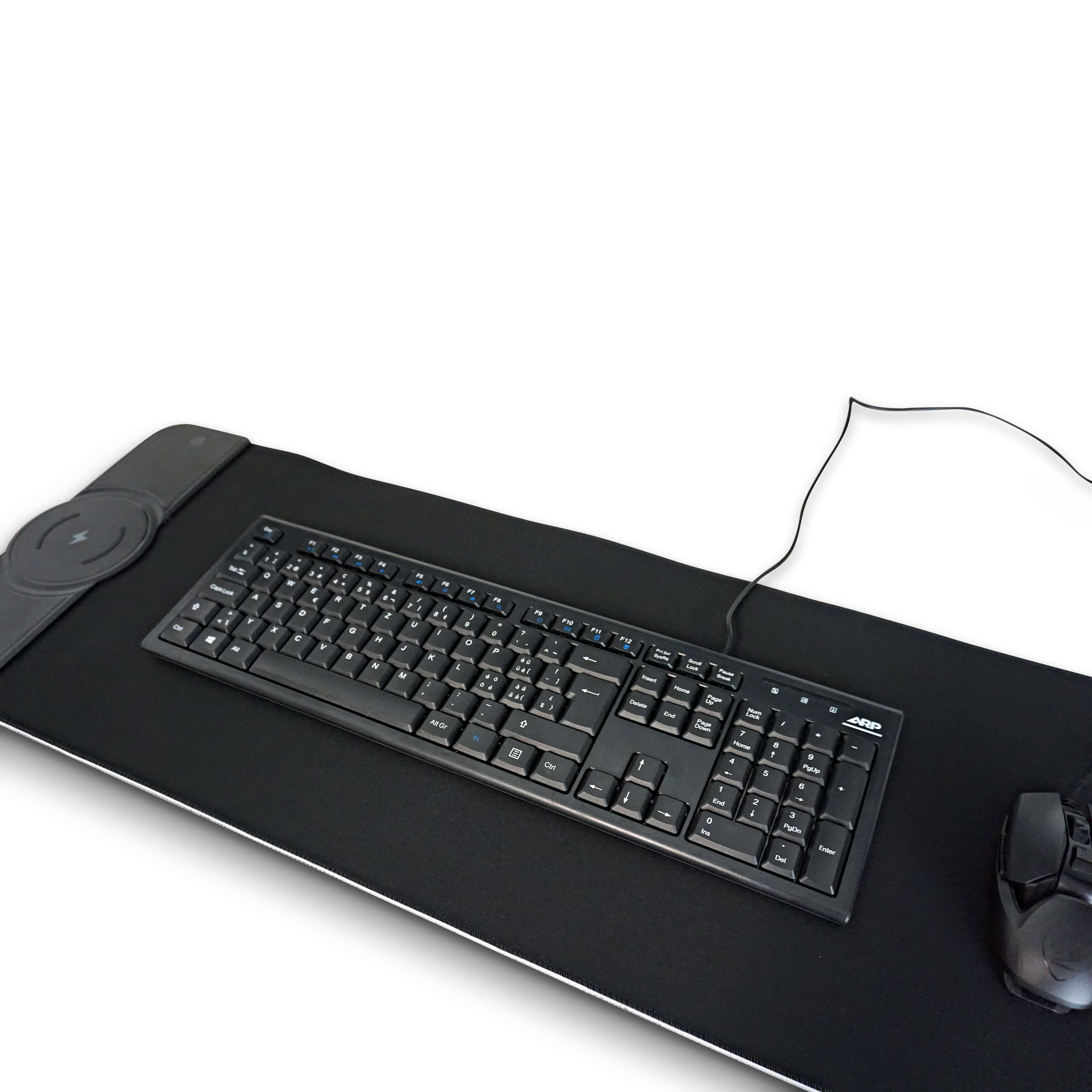 Universal USB Tastatur Keyboard CH Layout   Zahlenblock (QWERTZ) - Schwarz