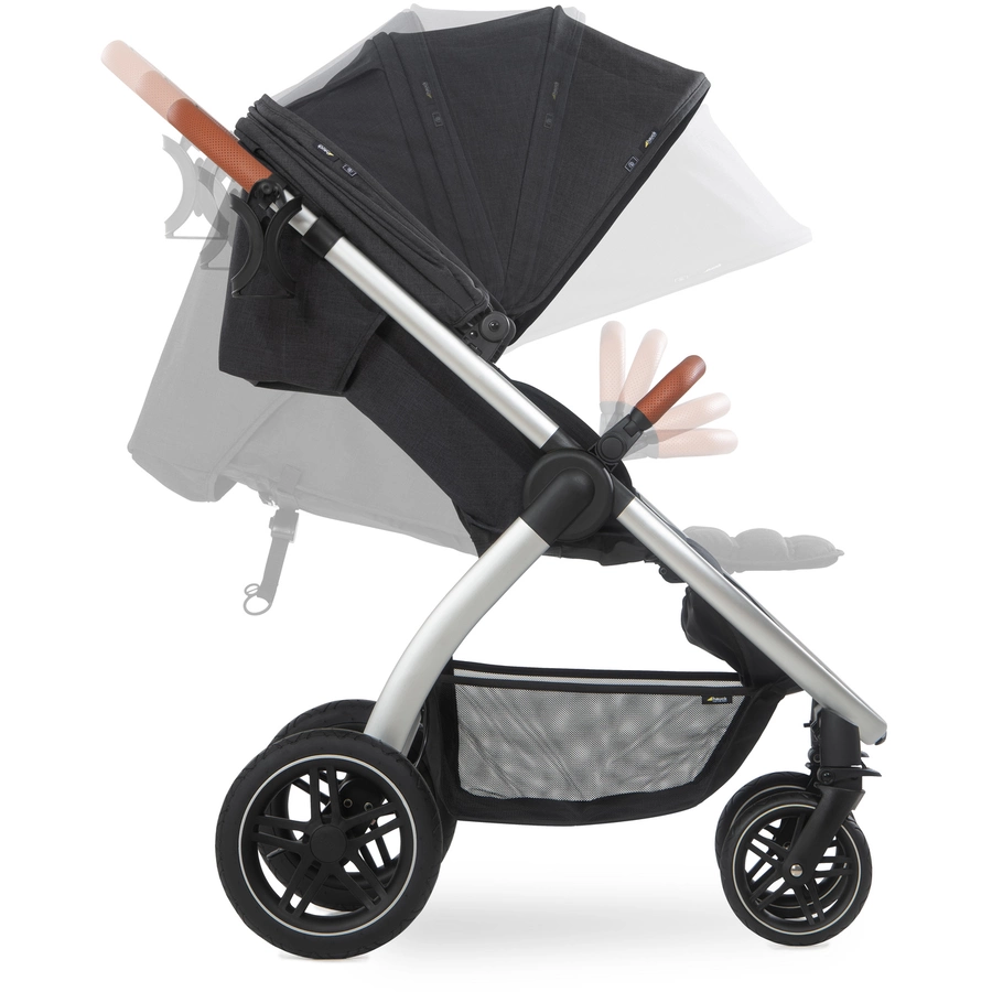 hauck Buggy Uptown Melange Black