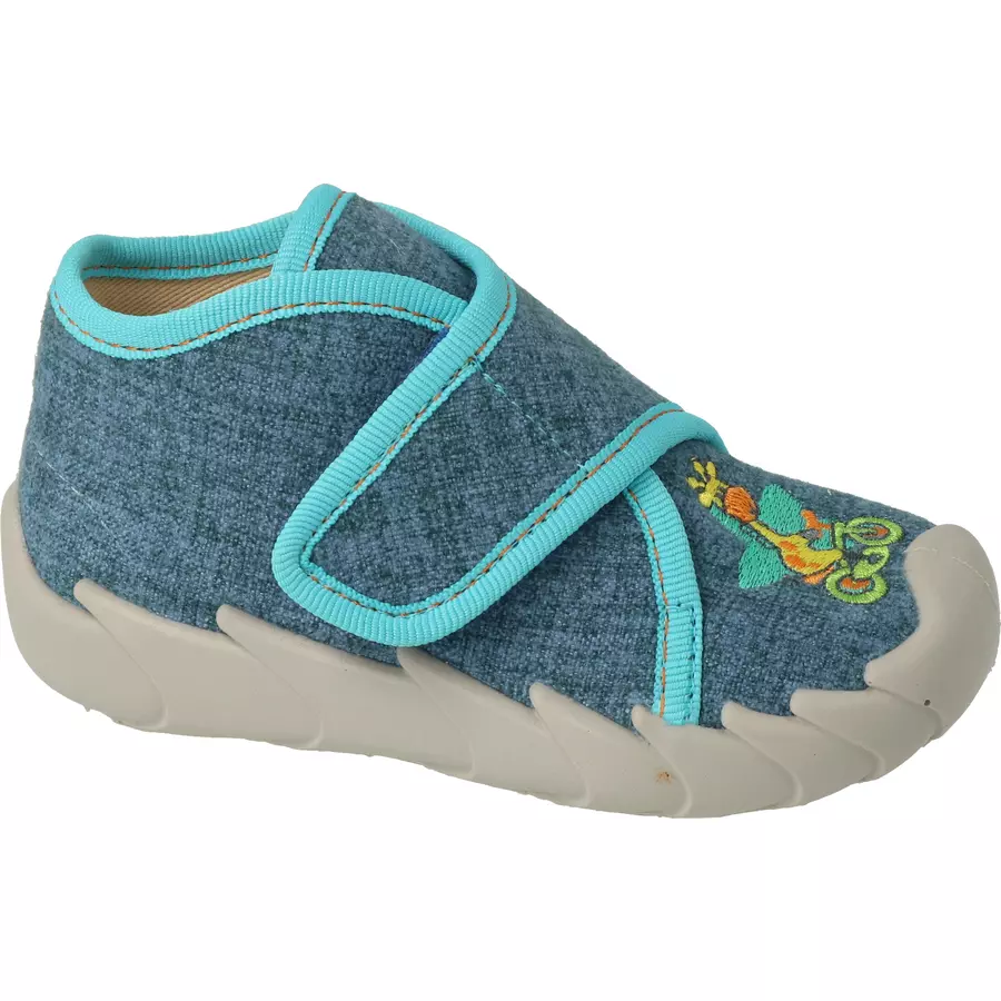 Elefanten Hausschuh Skipp navyturquoise