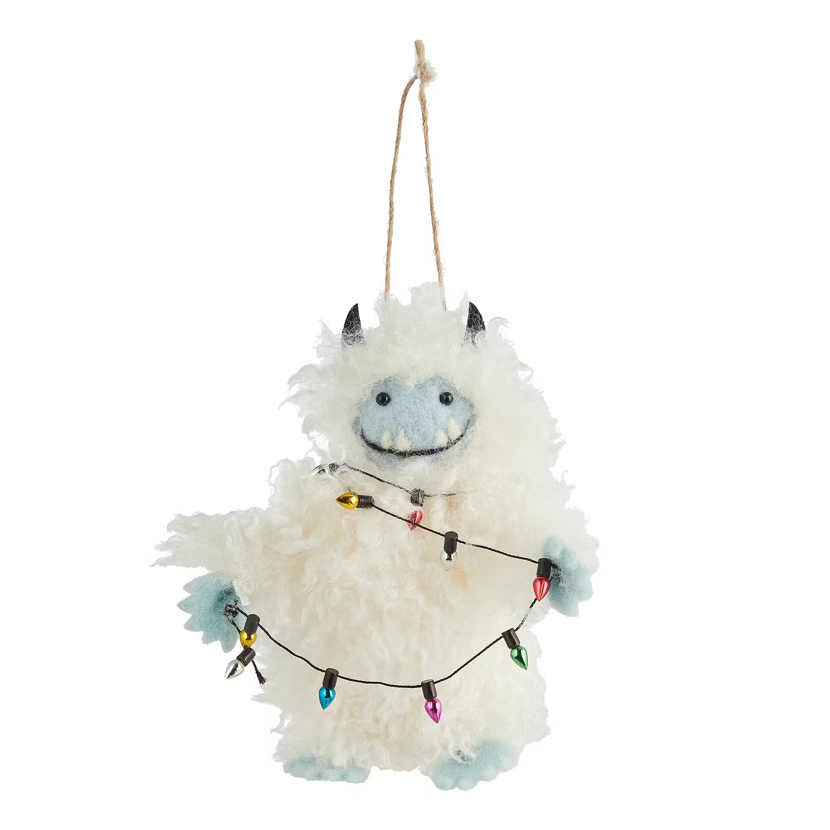 HANG ON Baumanhänger Yeti mit Lichtern
