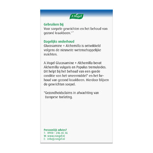 A.Vogel Glucosamine   Alchemilla Gewrichten Tabletten 90TB
