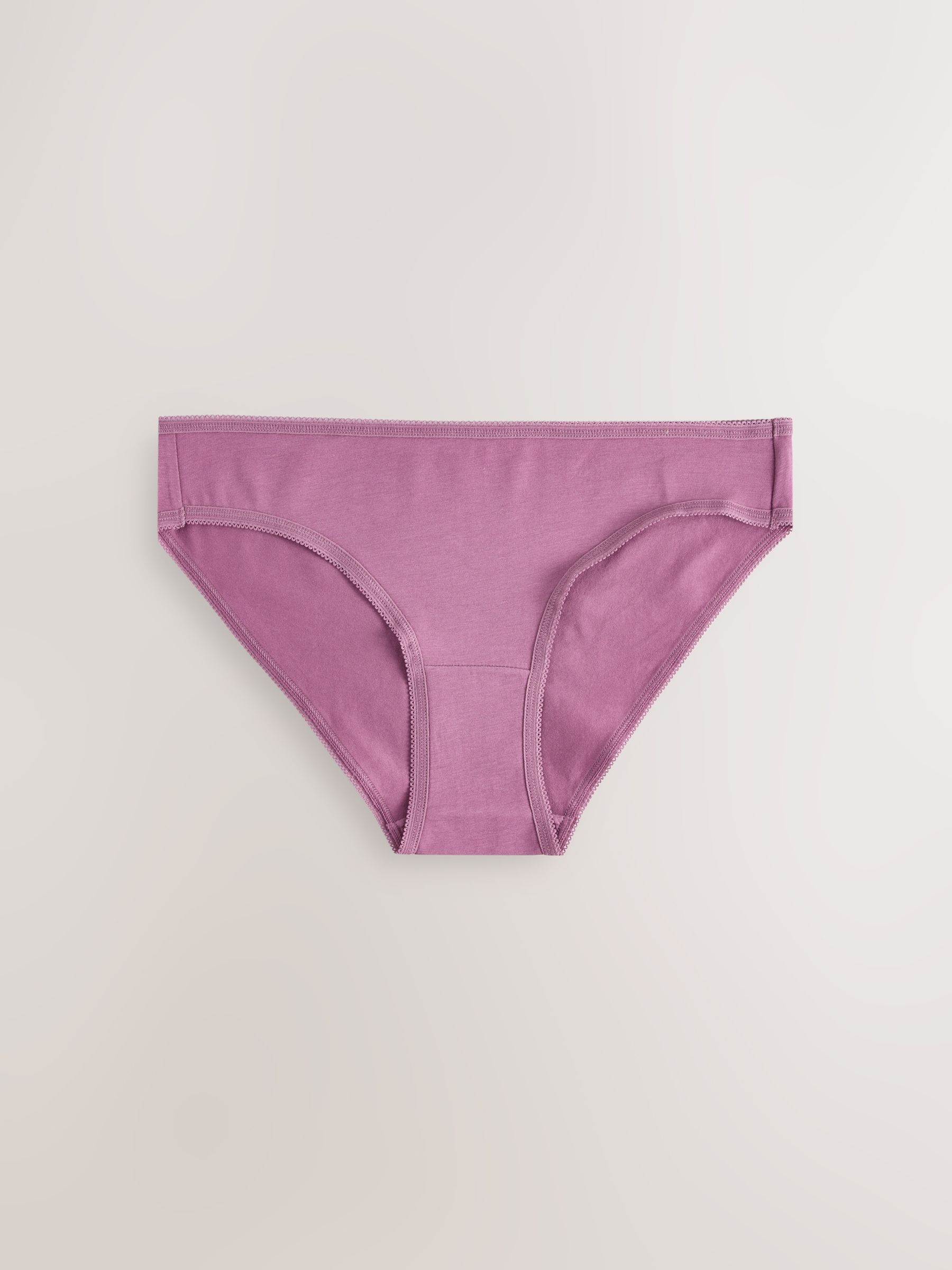 Roze/blauw - Set van 7 slips met hoog katoengehalte