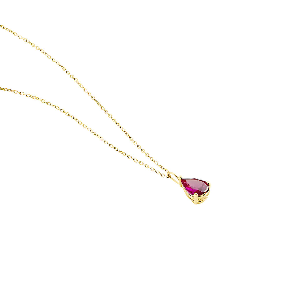 Collier Rhodolite Fever Or Jaune Rhodolite