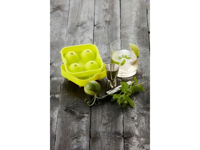 point virgule Eiswürfelform Cocktail gross Grün Form für Eiswürfel