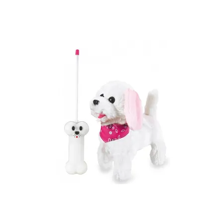 Jamara Trixi RC Plüschhund Weiß-Rosa 27MHz