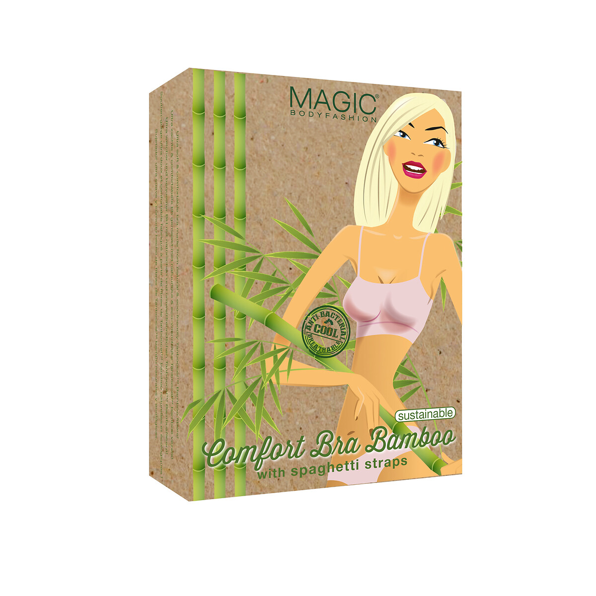 MAGIC BODYFASHION<br>Bustier de bambu Sutiã Bamboo Comfort