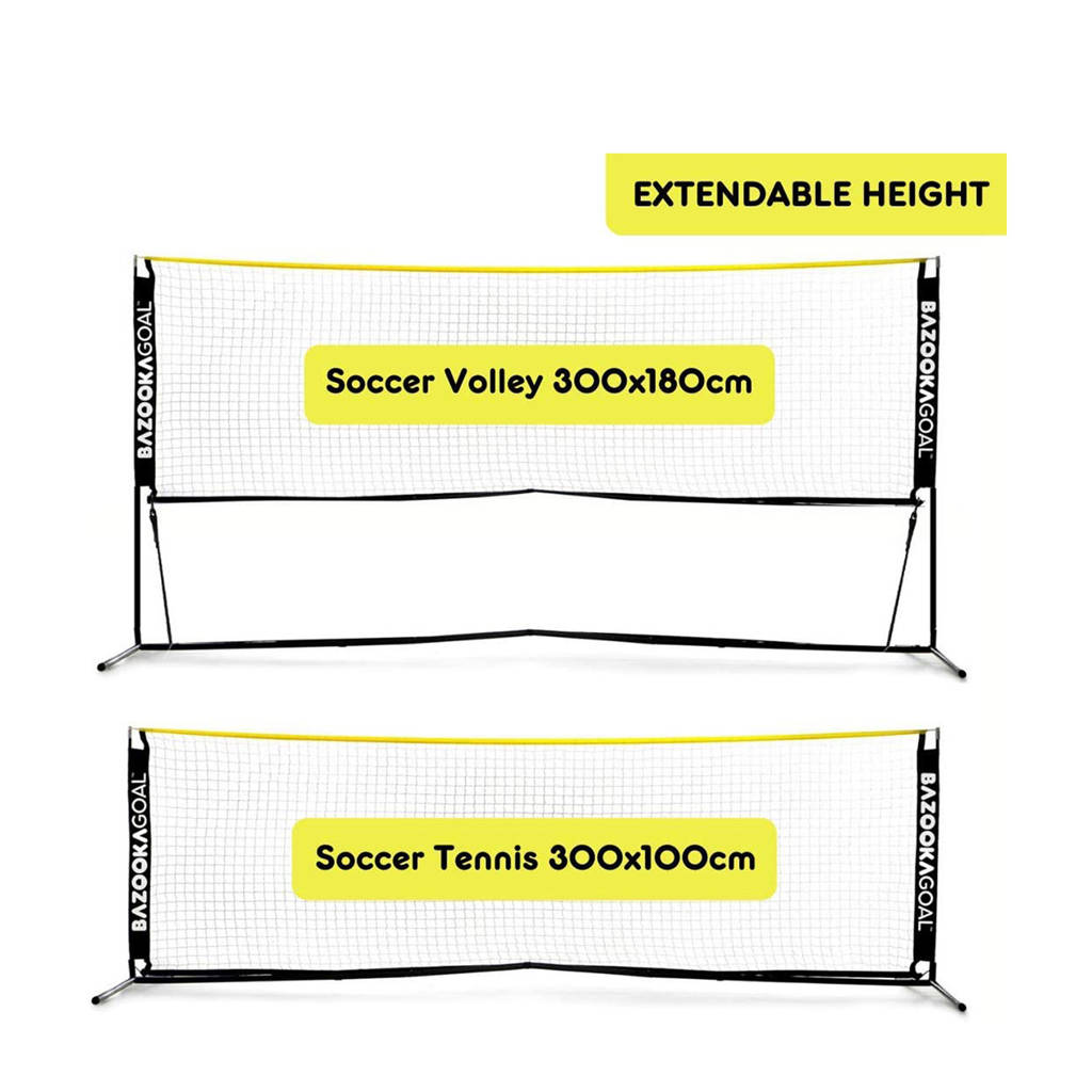 Bazooka voetbaltennisnet Voetbaltennisnet