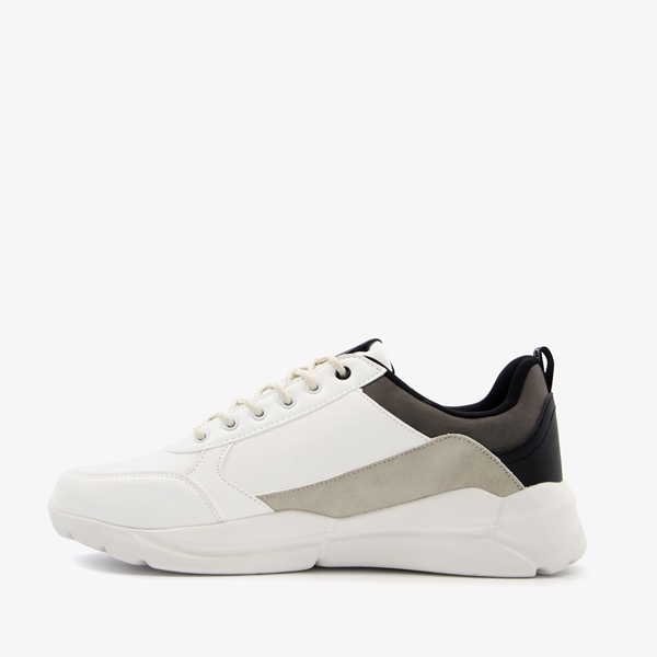 Blue Box heren sneakers met blauw/grijze details