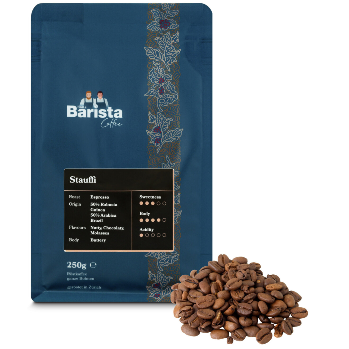 Rent a Barista Stauffi Bohnenkaffee