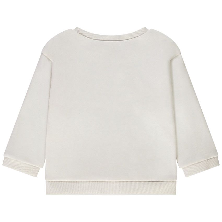 Sweat oversize molletonné print fantaisie pour bébé fille