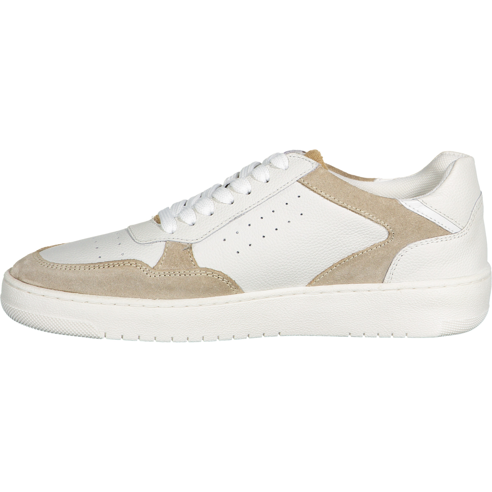 Cafe Moda Leder Sneaker Da., 36, weiss