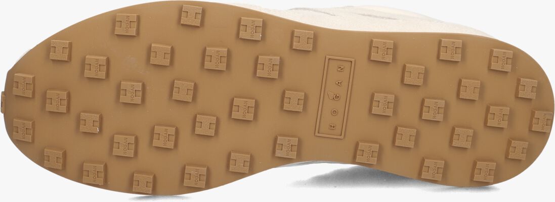 beige hogan lage sneakers h699 allacciato h