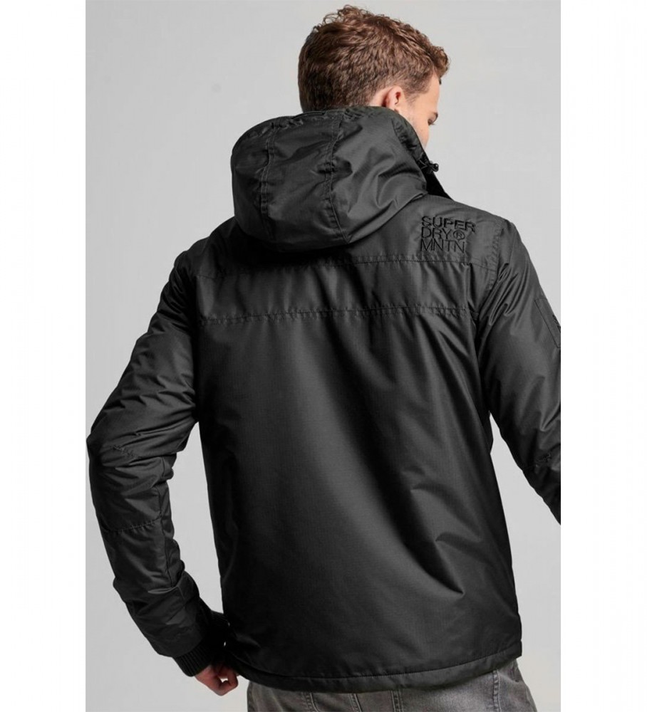 Jaqueta corta-vento Superdry Mountain Nordic, preta