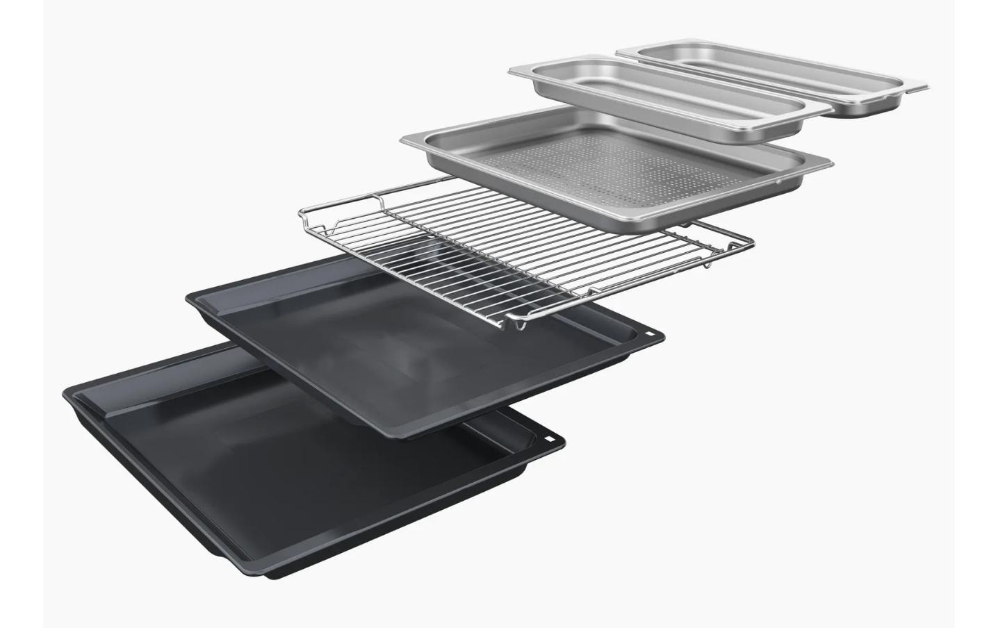 Einbaudampfbackofen iQ700 HS758G3B1C Schwarz A+<br>Einbau-Kompaktbackofen