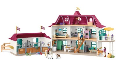 Schleich 42706 Horse Club Lekesett Lakeside Country House & Stall