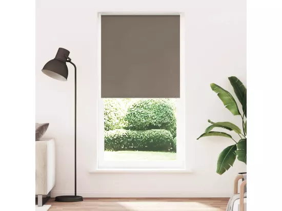 Store enrouleur occultant café 105x230cm largeur du tissu