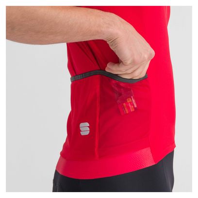Maillot Manches Courtes Sportful Supergiara Rouge