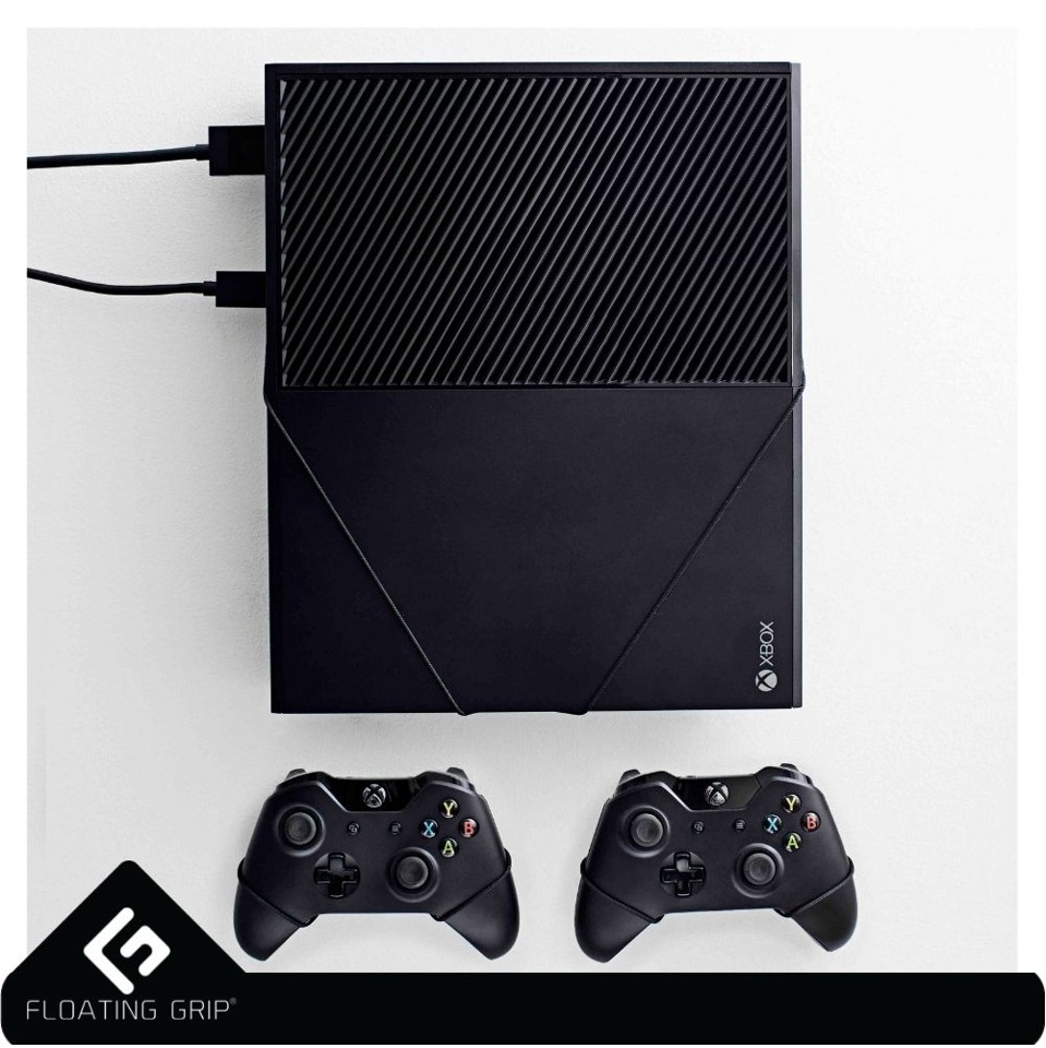 FLOATING GRIP® beslag til Xbox One konsol og controllers, Sort