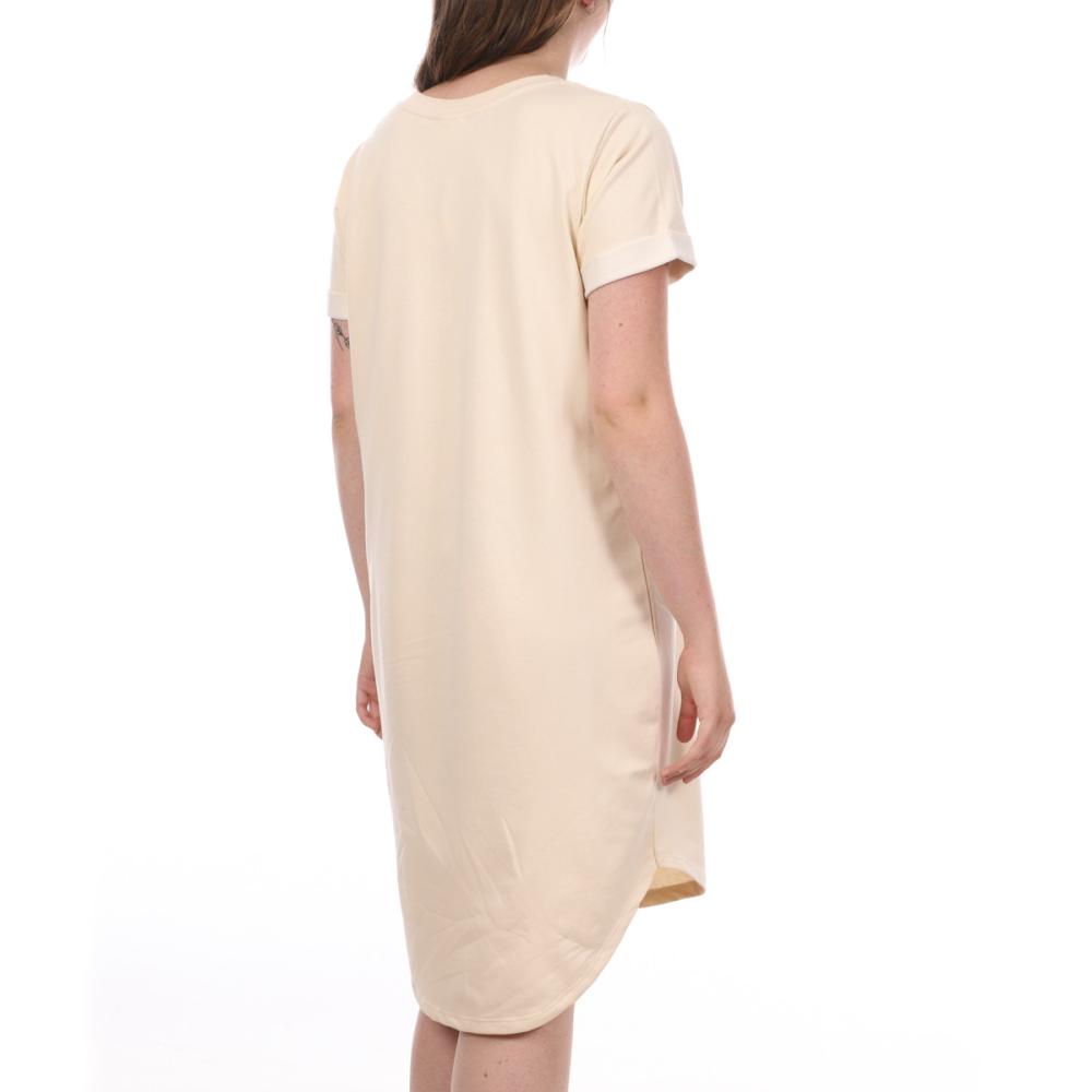 JDY Robe Sweat Beige Femme JDY IVY