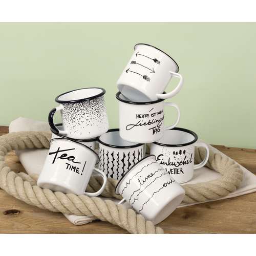 Emailletasse, Bastelset