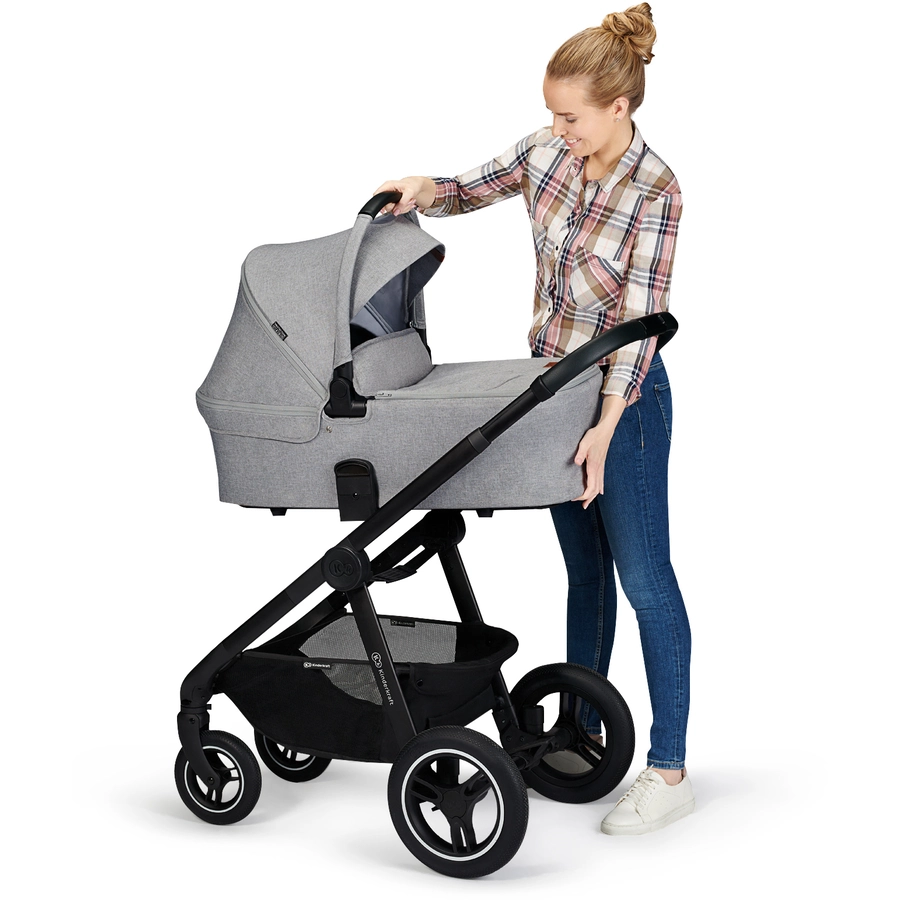 Kinderkraft Kombikinderwagen EVERYDAY 2 in 1 light grey