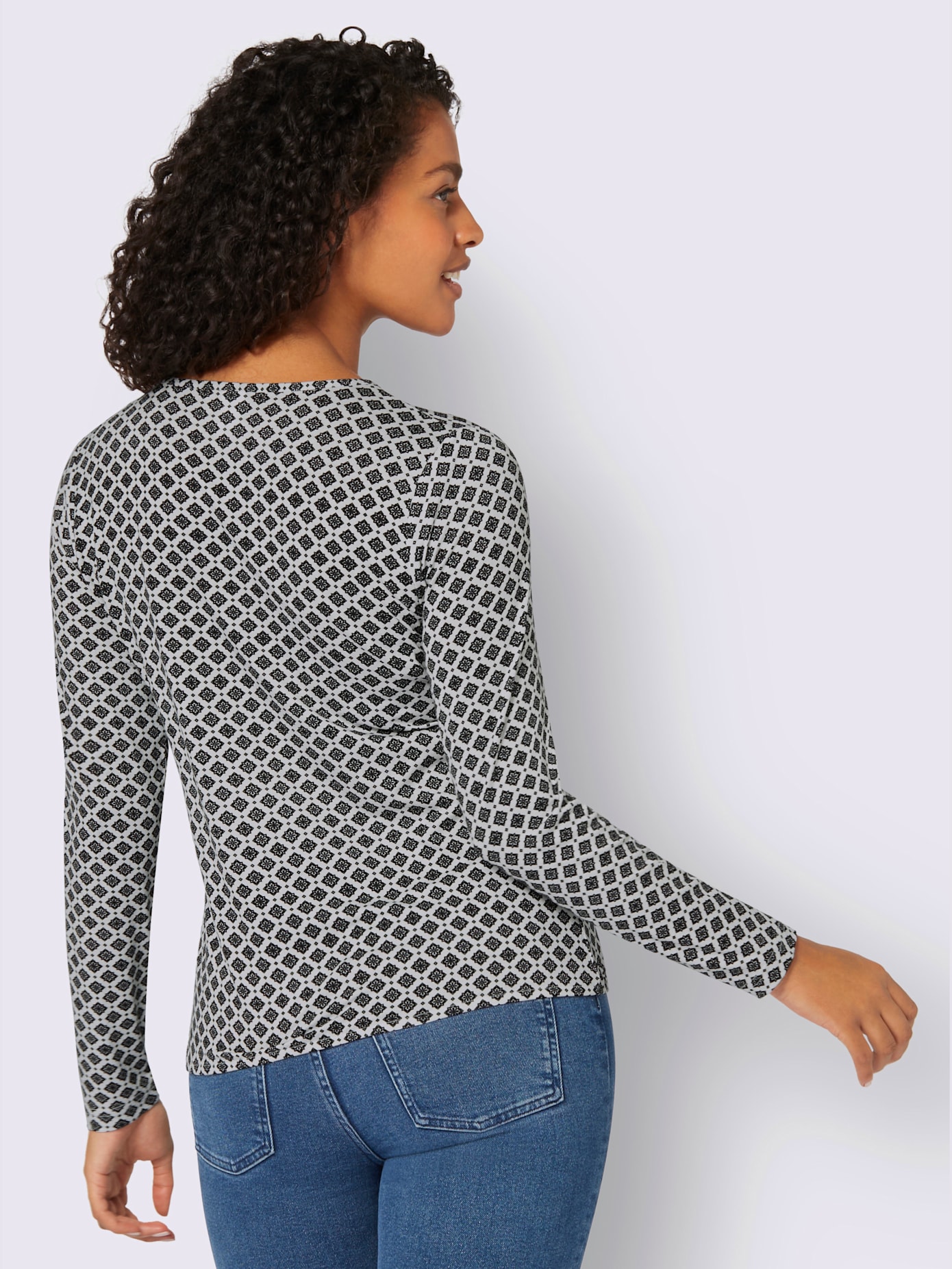 T-shirt imprimé coupe affinante