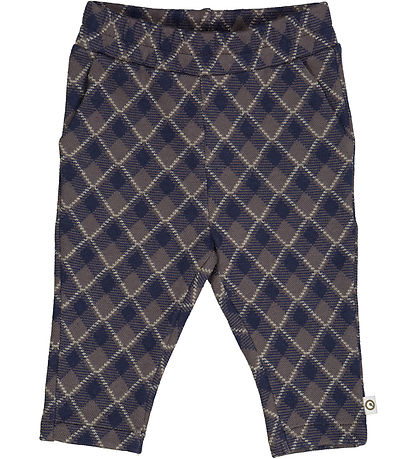 M?Slå Bukser - Jacquard - Tower Grey/Night Blue/Desert Green