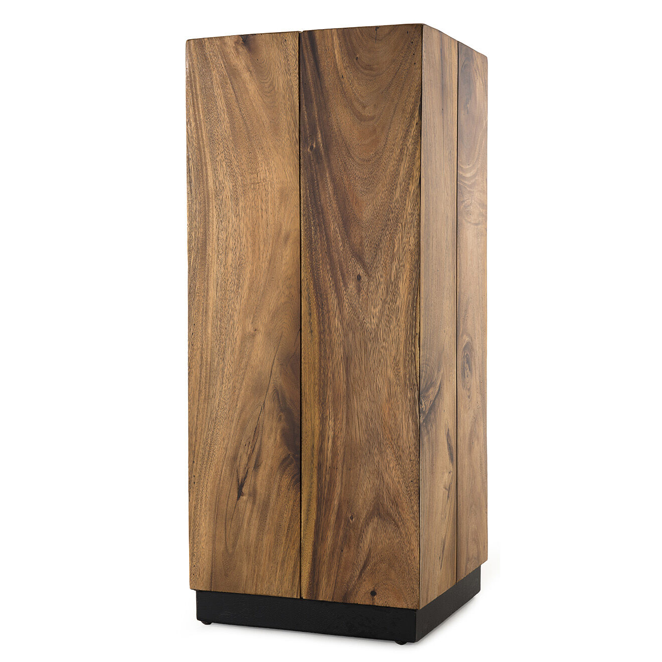 Macabane Table d'appoint carrée haute Suzy bois - 38x38x90 cm