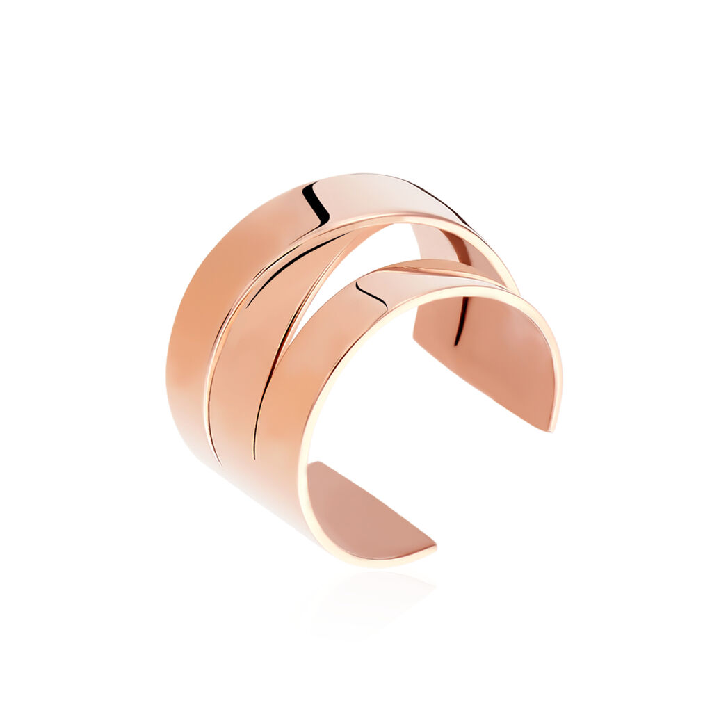Bague Pure Acier Rose