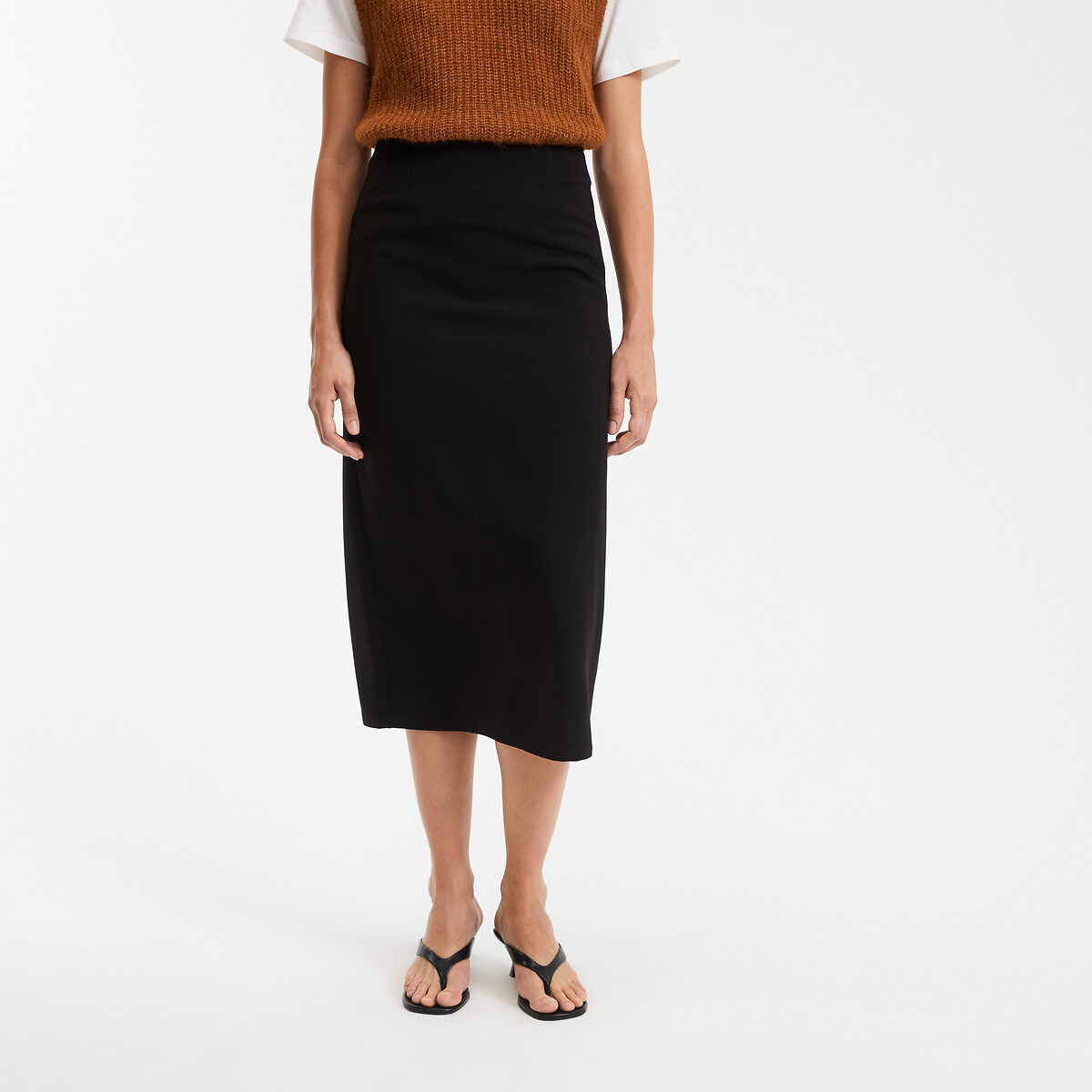 COLEÇÕES LA REDOUTE<br>Saia lápis, comprimento midi