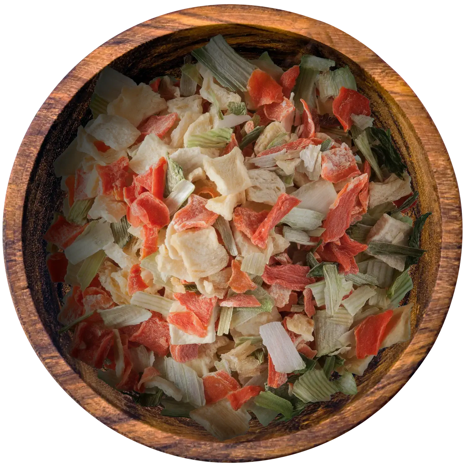 Suppengrün, grob, im Glas