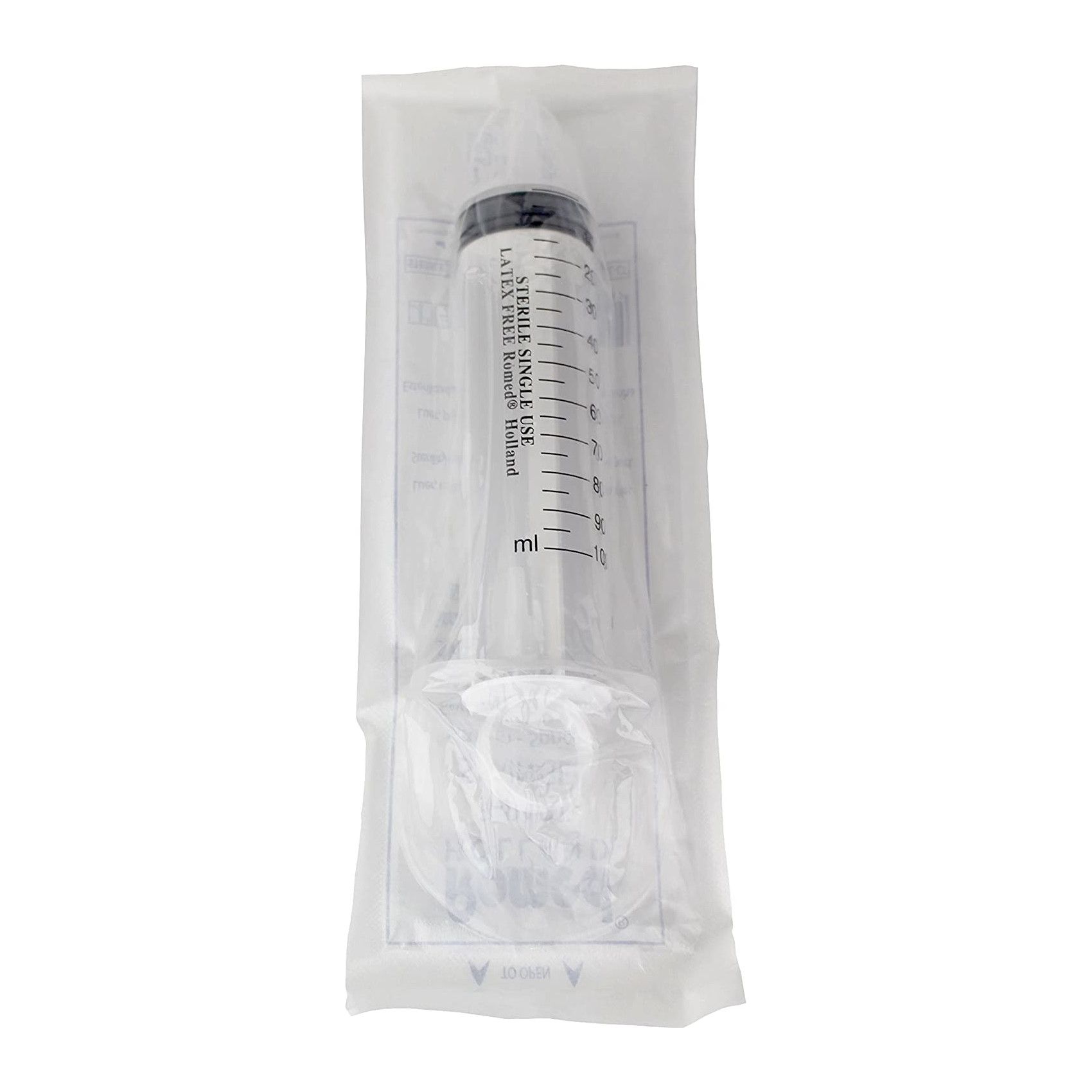 Romed Blasenspritze Wundspritze 100 ml, 3-teilig, mit Luer-Adapter