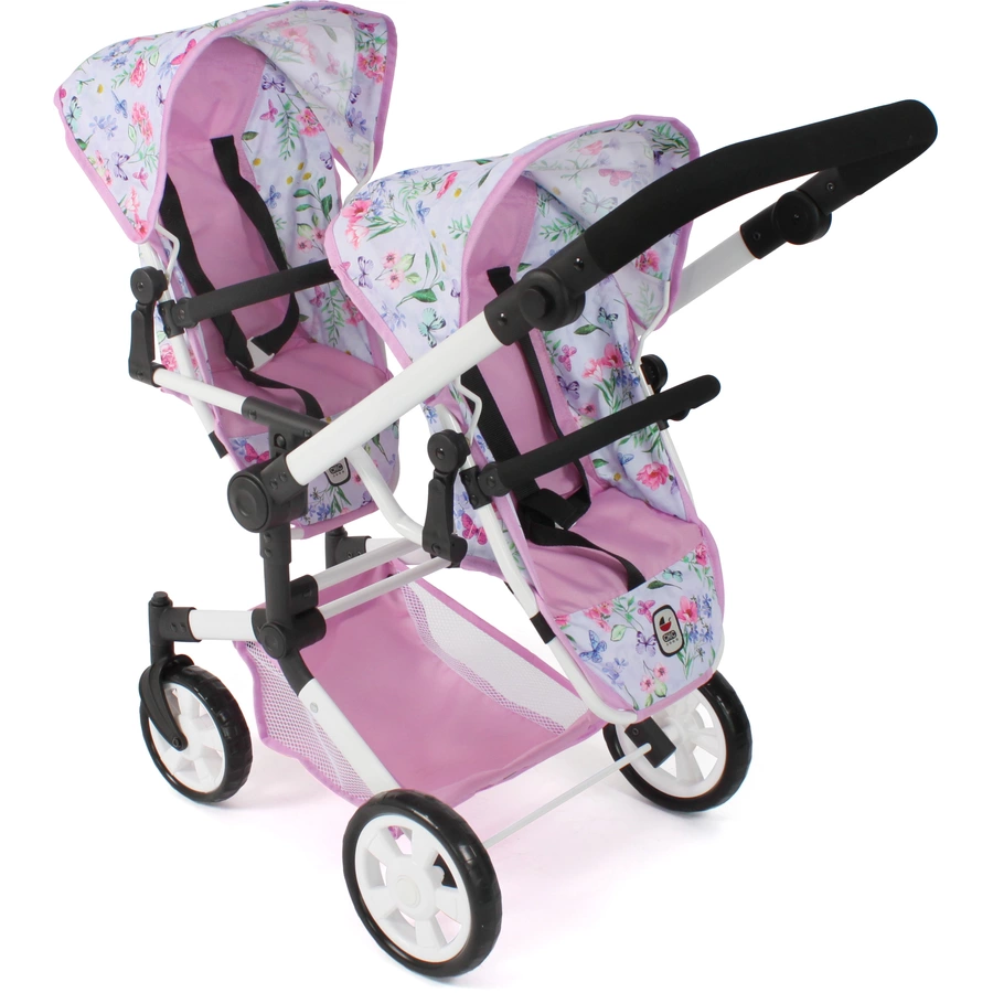 BAYER CHIC 2000 Puppenwagen Linus Duo Flowers