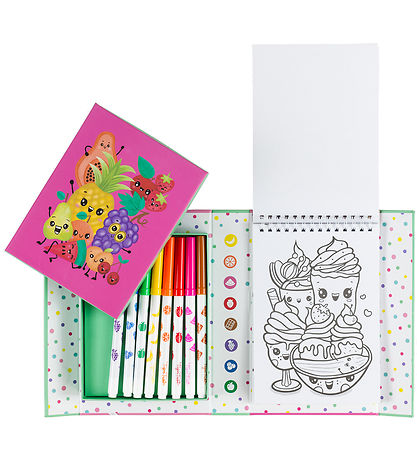 Tiger Tribe Buntstifte-Set - Scented Colouring - Fruity Cutie