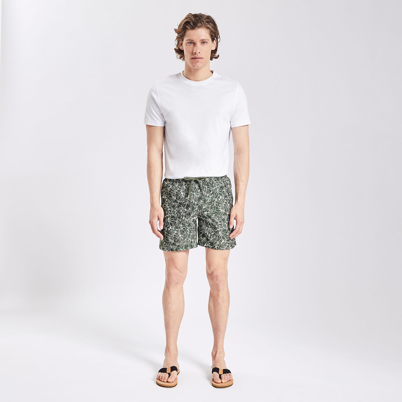 Maillot de bain imprimé Vert kaki