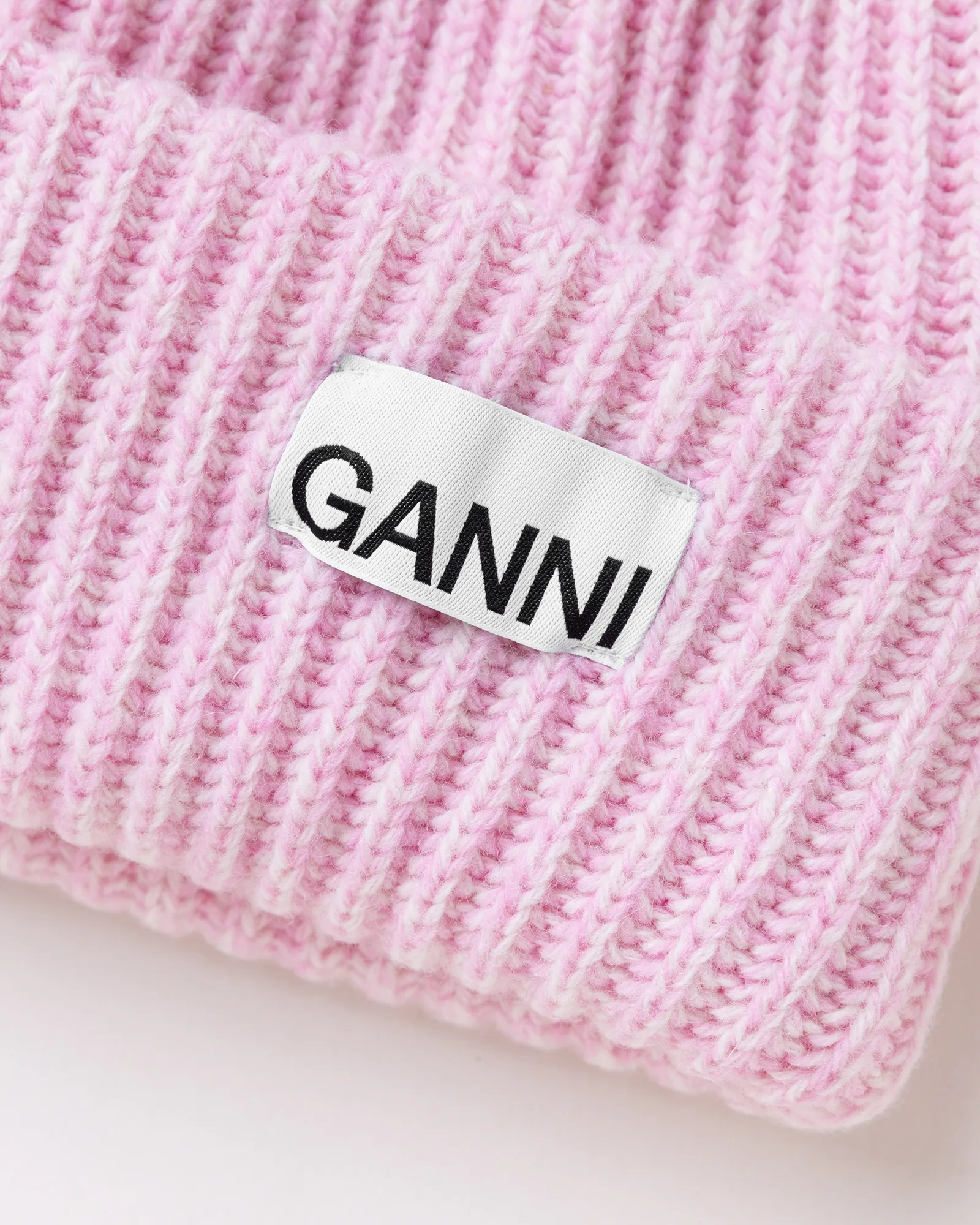 Ganni Structured Rib Beanie