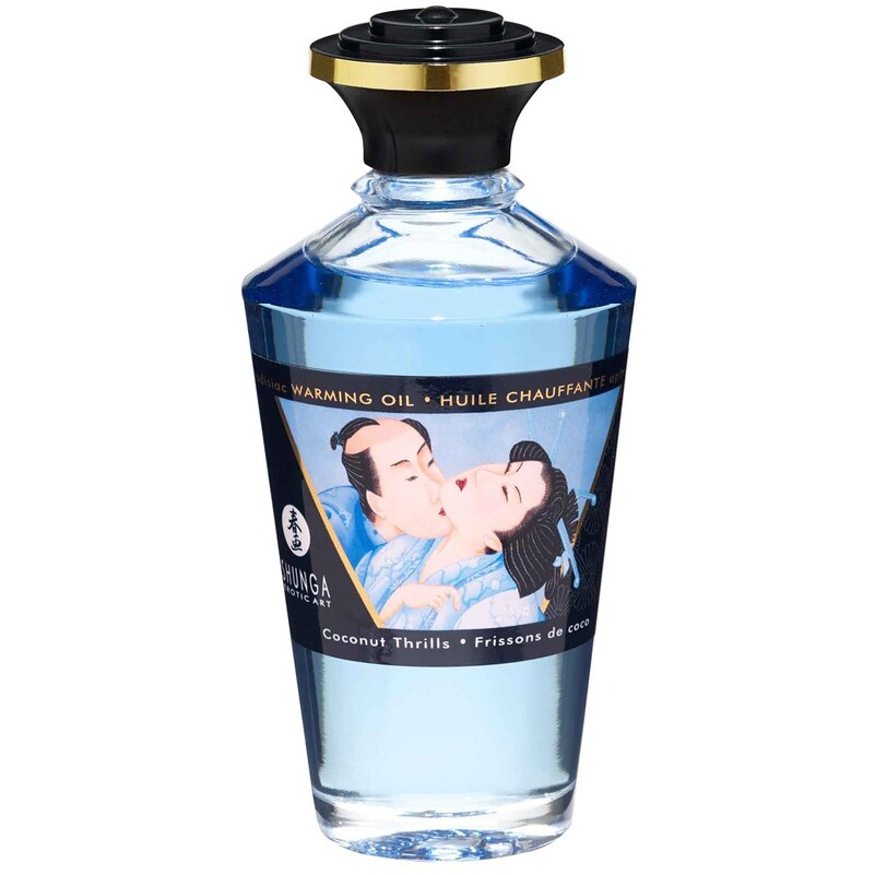 Huile chauffante aphrodisiaque - Frissons de coco - 100 ml
